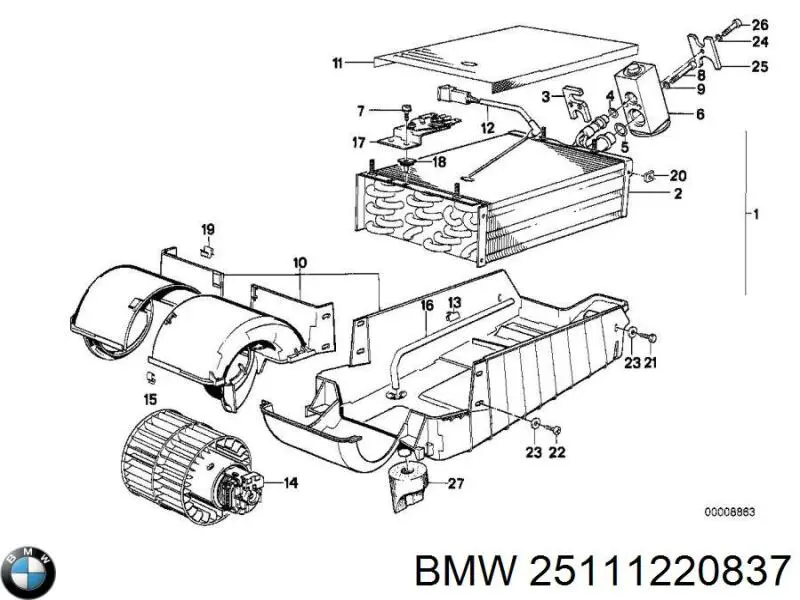 25111220837 BMW 