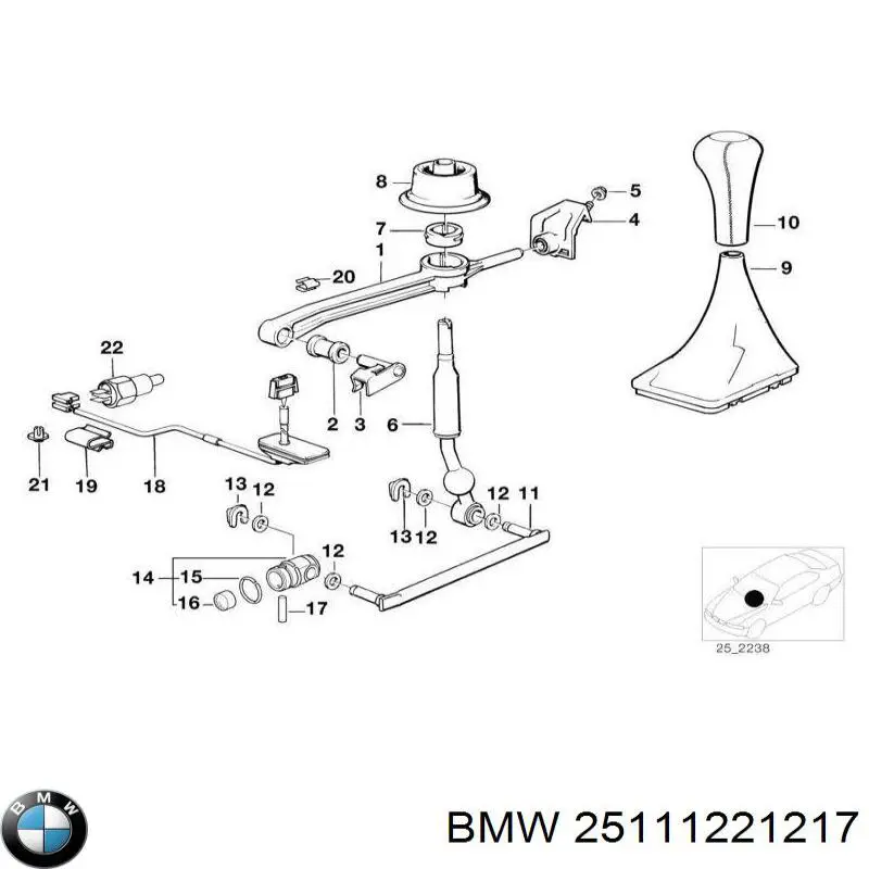Compre 25111221217 BMW 