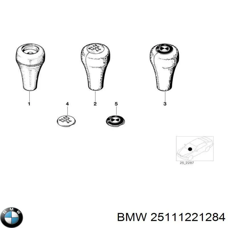 25111221284 BMW Cabo da avalanca da Caixa de Mudança