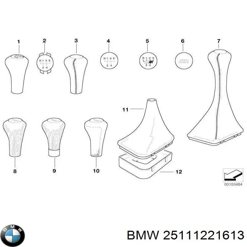 Compre 25111221613 BMW Emblema de avalanca de mudança da Caixa de Mudança