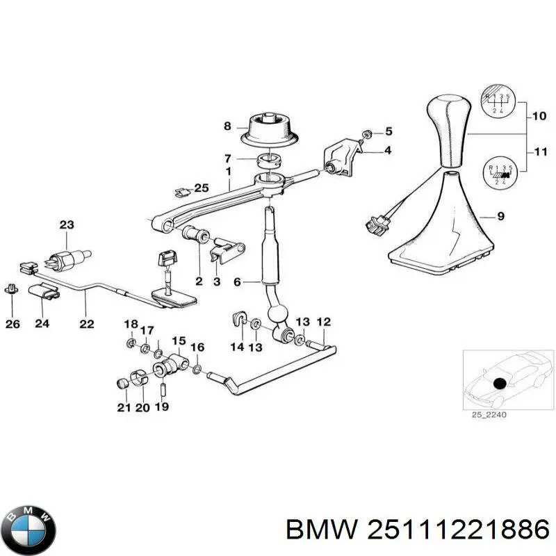  BMW 25111221886 preço, a partir de 270,03 USD