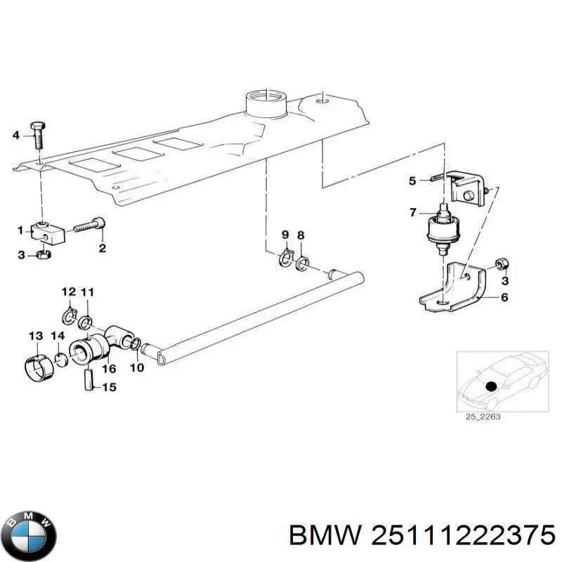 Compre 25111222375 BMW 