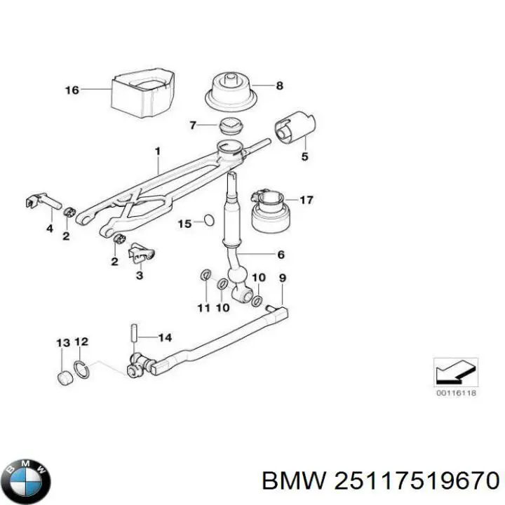 Compre 25117519670 BMW 