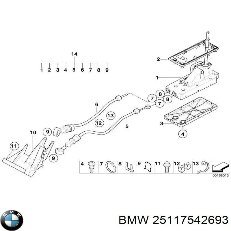 Mecanismo de mudança (ligação) para Mini Cooper  R50, R53
