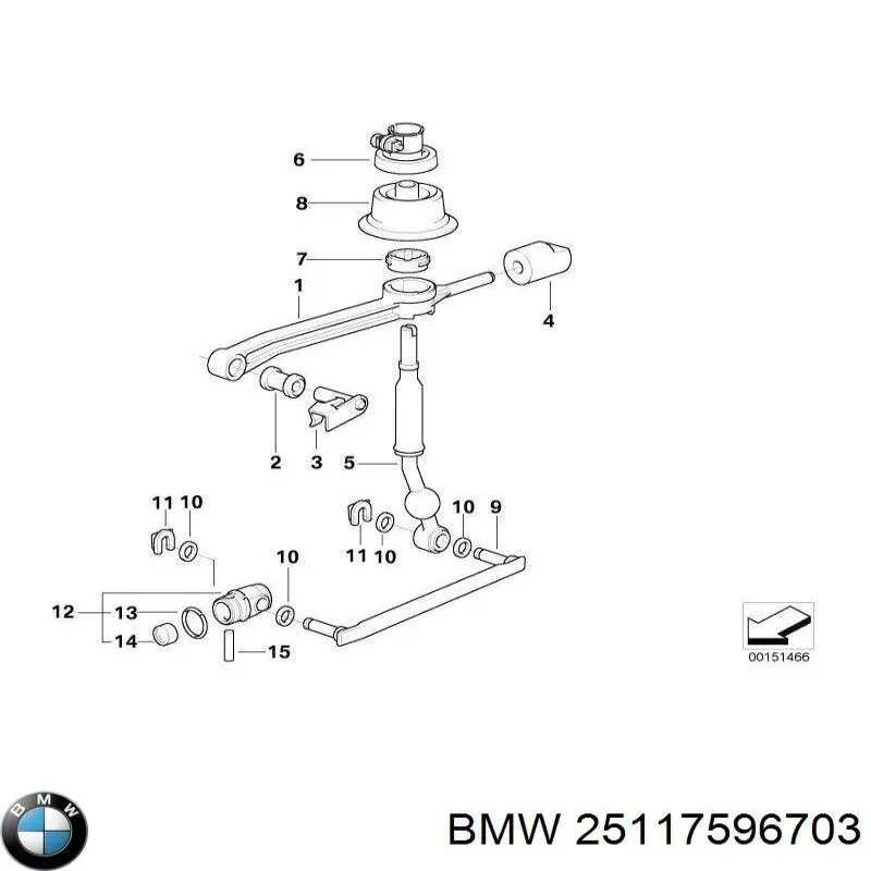 25117596703 BMW Avalanca de mudança
