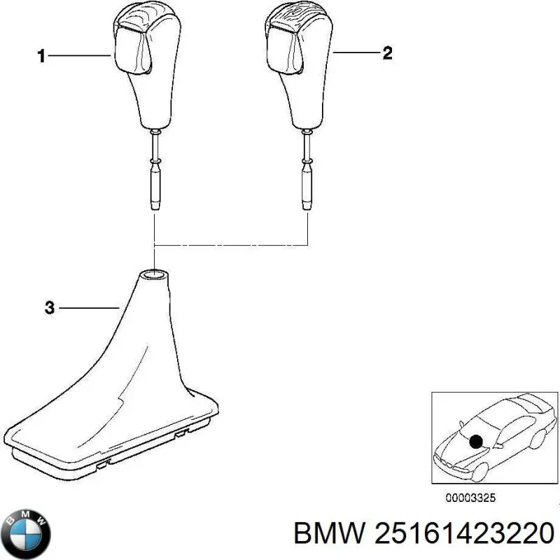 Capa para a avalanca de mudança BMW 25161423220 preço, a partir de 10,69 USD
