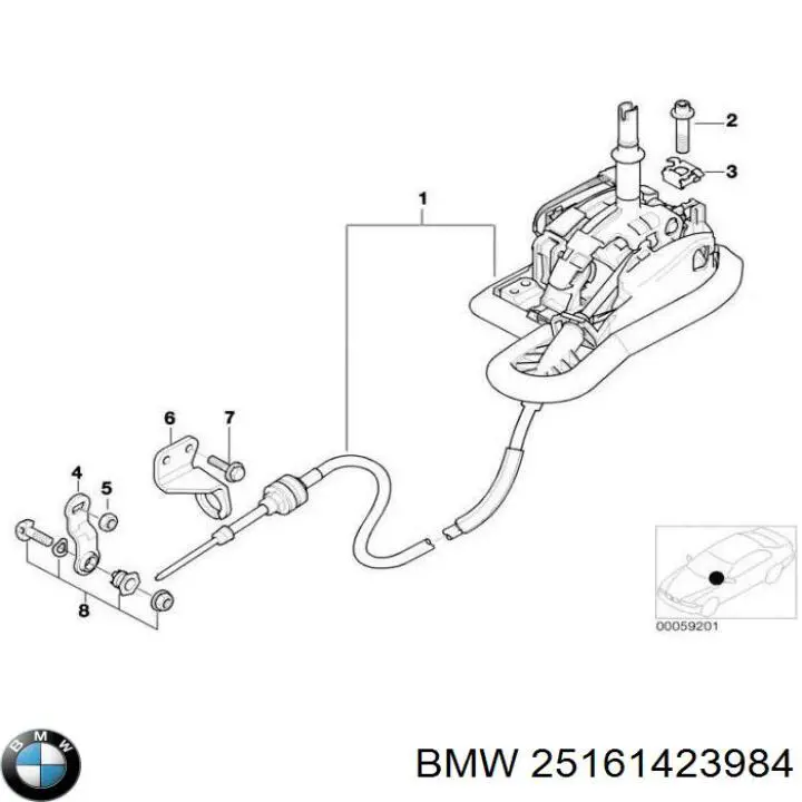 Mecanismo de mudança (ligação) para BMW 5  E39