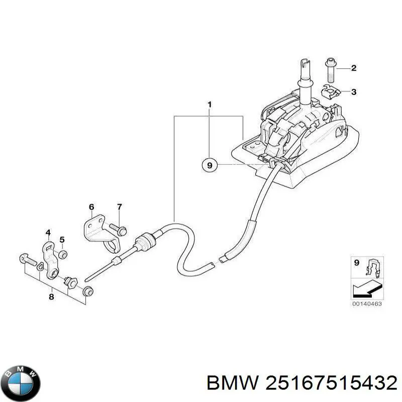Mecanismo de mudança (ligação) BMW 25161423536 preço, a partir de 165,25 USD