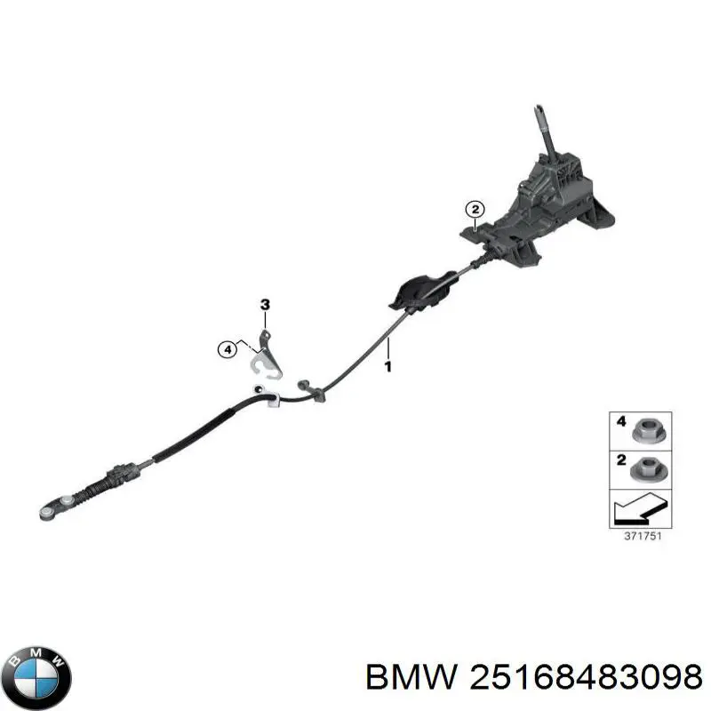 Mecanismo de mudança (ligação) BMW 25168483098 preço, a partir de 214,52 USD