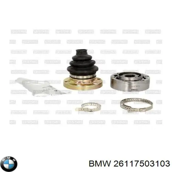 Compre 26117503103 BMW Junta homocinética traseira da junta universal traseira