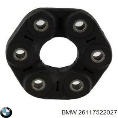 26117522027 BMW Acoplamento elástico dianteiro do veio de transmissão