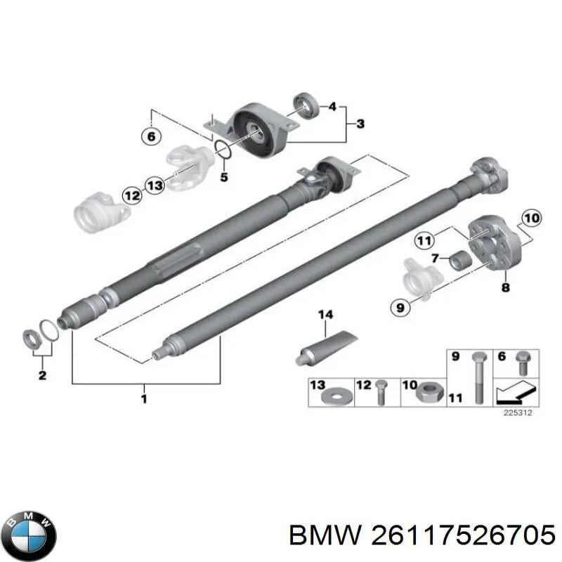 26117526705 BMW Parafuso de cabeça de motor (CBC)