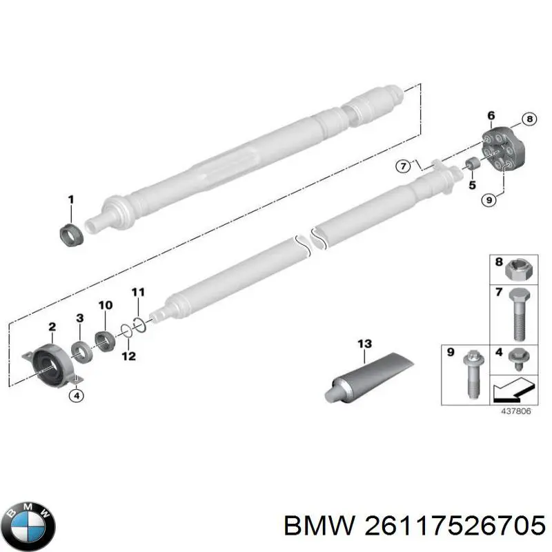 Parafuso de cabeça de motor (CBC) BMW 26117526705 preço, a partir de 7,92 USD