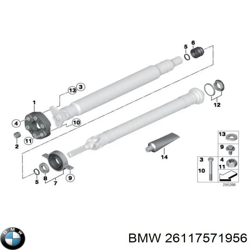 Parafuso de cubo BMW 26117571956 preço, a partir de 6,44 USD