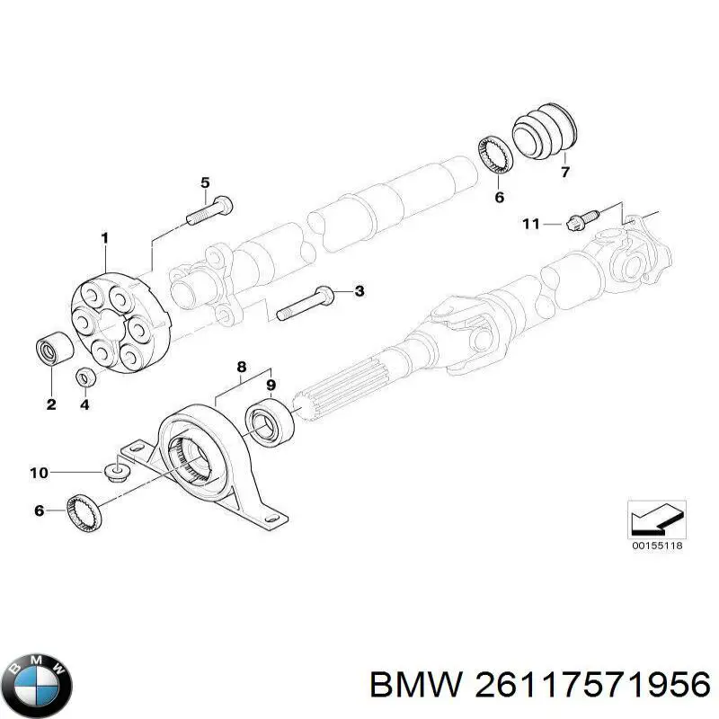 Compre 26117571956 BMW Parafuso de cubo