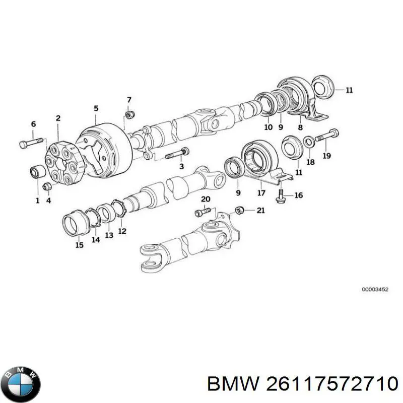 26117572710 BMW Arruela do injetor superior