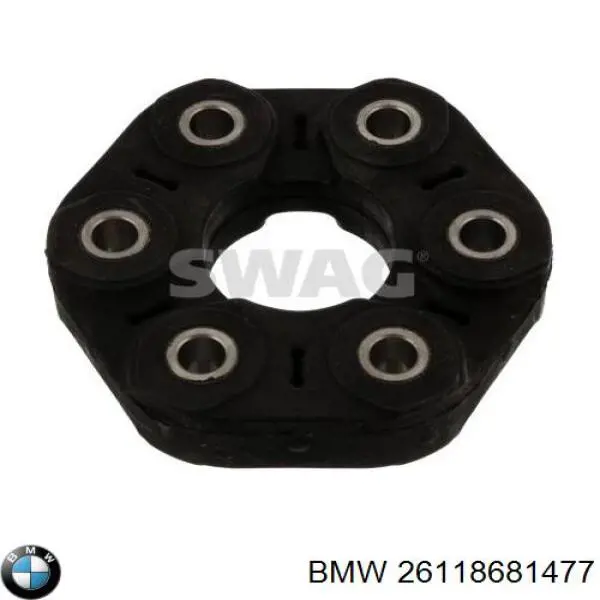 26118681477 BMW Acoplamento elástico dianteiro/traseiro do veio de transmissão