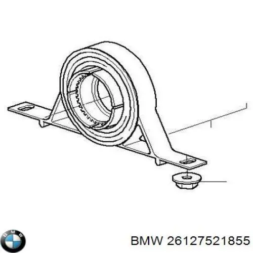 Rolamento suspenso da junta universal BMW 26127521855 preço, a partir de 25,16 USD