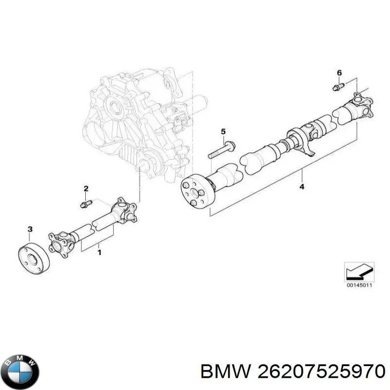 Junta universal até o eixo dianteiro BMW 26207525970 preço, a partir de 152,45 USD