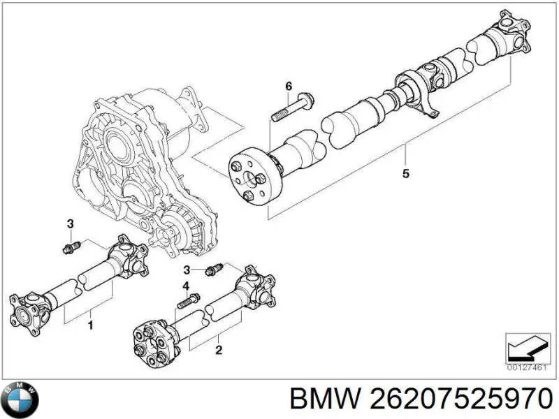 26207525970 BMW Junta universal até o eixo dianteiro