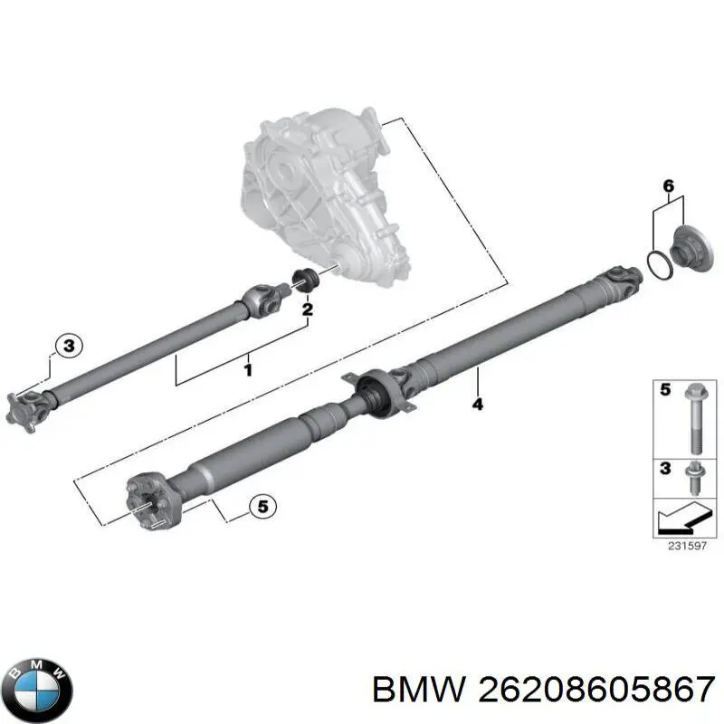 Junta universal até o eixo dianteiro BMW 26208605867 preço, a partir de 152,79 USD