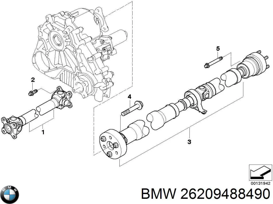 26209488490 BMW Junta universal até o eixo dianteiro