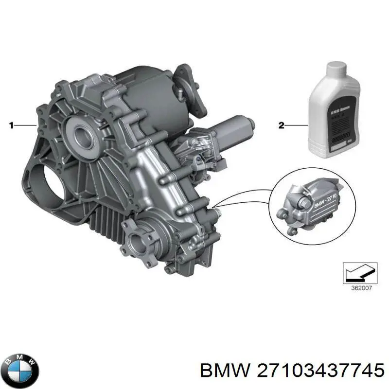 27103455132 BMW Caixa de transferência