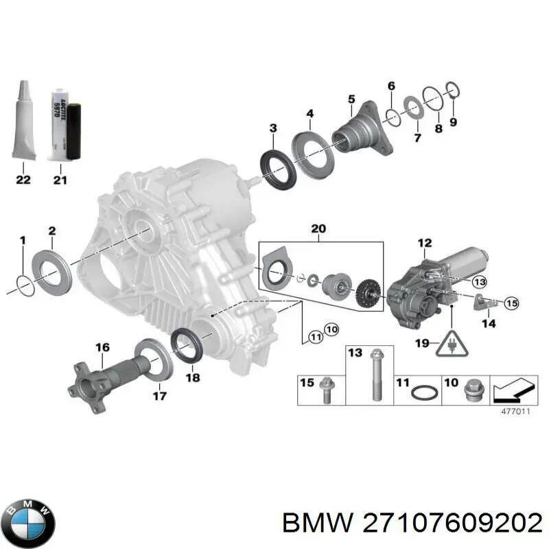 Vedante de tampa do gargalho de enchimento de óleo BMW 27107609202 preço, a partir de 14,71 USD