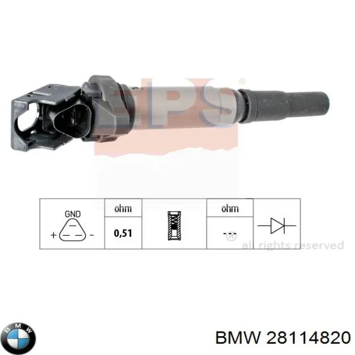 Bobina de ignição BMW 28114820 preço, a partir de 61,40 USD