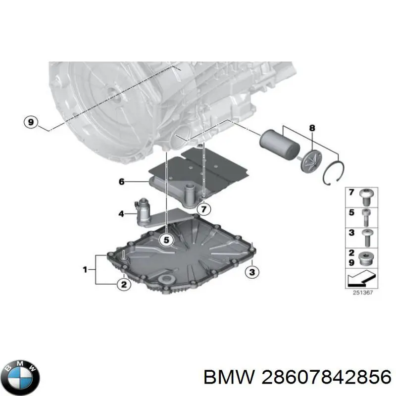 3001350310 Meyle Kit de serviço para a substituição de óleo na Caixa Automática de Mudança