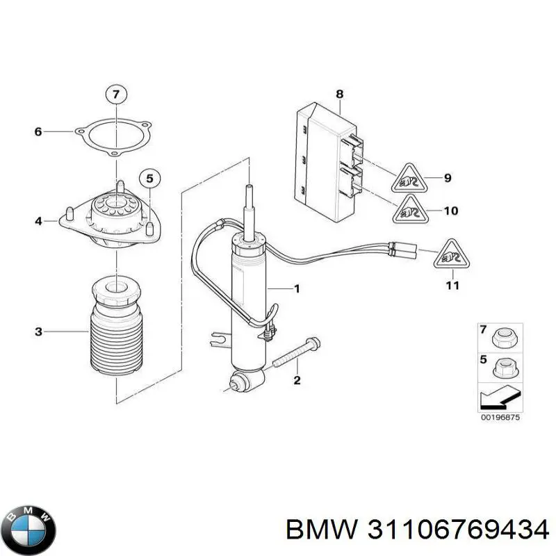 Parafuso de fixação de braço oscilante dianteiro BMW 31106769434 preço, a partir de 16,28 USD