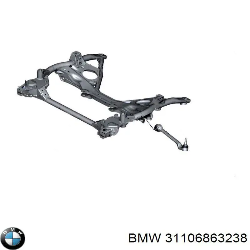 Compre 31106863238 BMW Parafuso de fixação de braço oscilante dianteiro