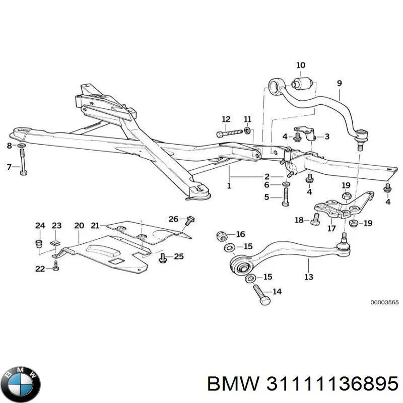 31111136895 BMW 