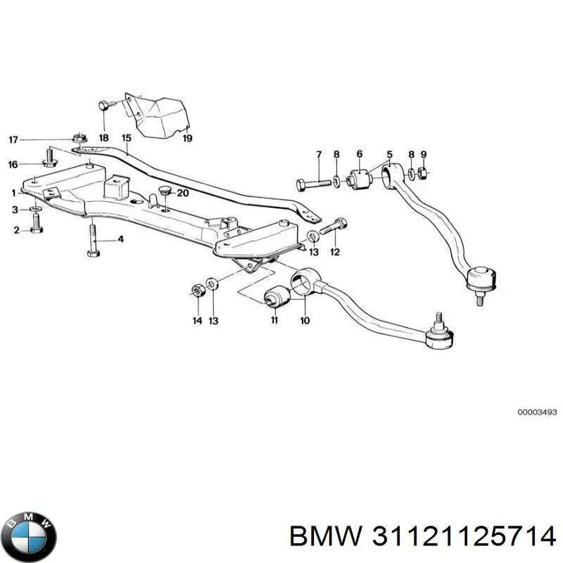 BMW 31121125714 preço, a partir de  