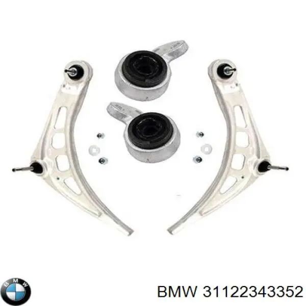 31122343352 BMW Braço oscilante inferior direito de suspensão dianteira