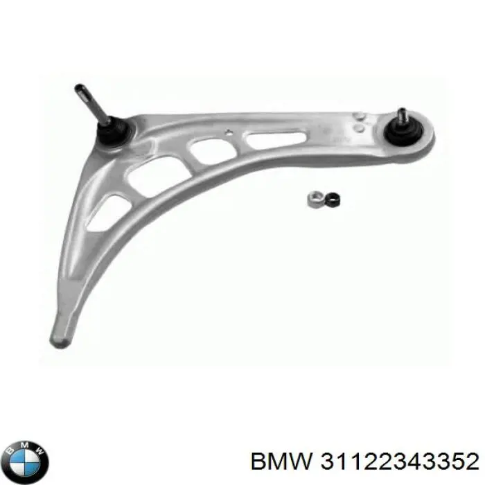 Compre 31122343352 BMW Braço oscilante inferior direito de suspensão dianteira