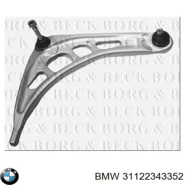 Compre 31122343352 BMW Braço oscilante inferior direito de suspensão dianteira