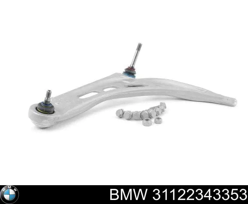 31122343353 BMW Braço oscilante inferior esquerdo de suspensão dianteira