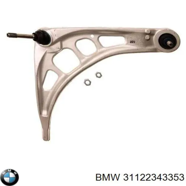Compre 31122343353 BMW Braço oscilante inferior esquerdo de suspensão dianteira