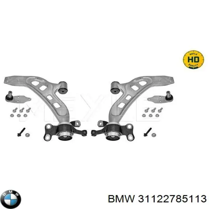 31122785113 BMW Braço oscilante inferior esquerdo de suspensão dianteira