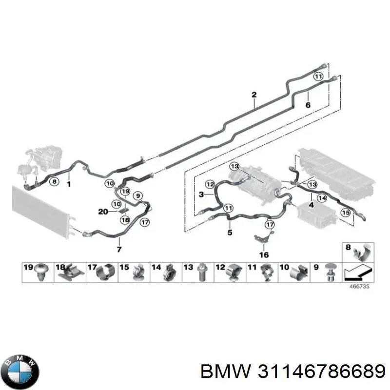  BMW 31146786689 preço, a partir de 2,87 USD