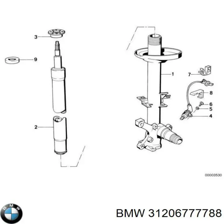 Bucim de cubo dianteiro BMW 31206777788 preço, a partir de 18,69 USD