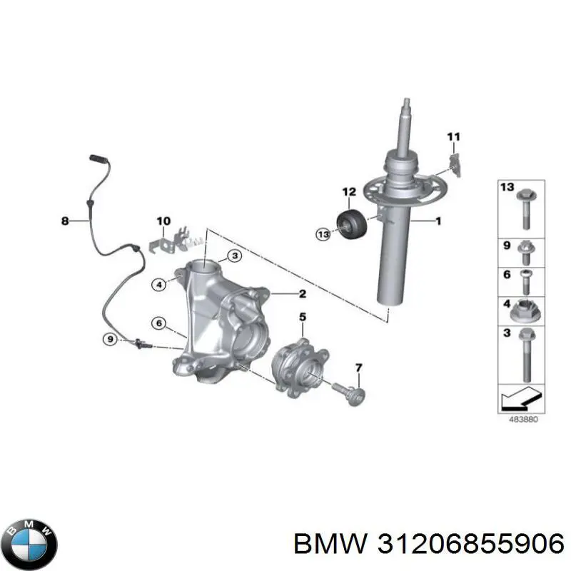  BMW 31206855906 preço, a partir de 5,80 USD