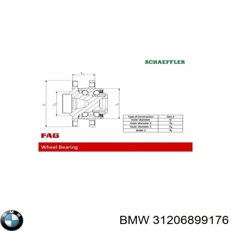 Cubo traseiro BMW 31206899176 preço, a partir de 146,42 USD