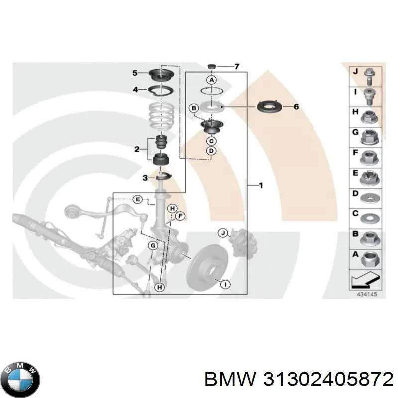 Bota de proteção de amortecedor dianteiro BMW 31302405872 preço, a partir de 33,06 USD