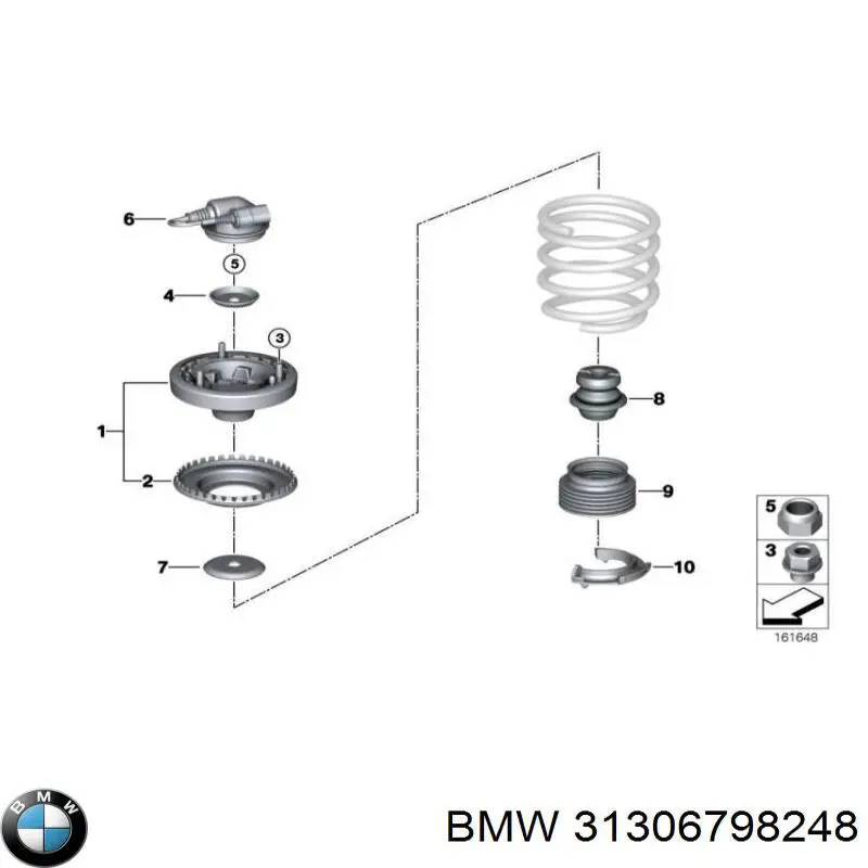 Bota de proteção de amortecedor dianteiro BMW 31306798248 preço, a partir de 11,10 USD