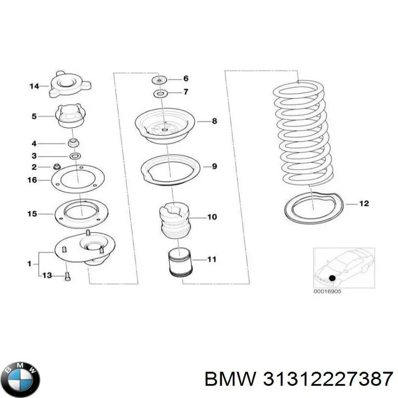 31312227387 BMW 