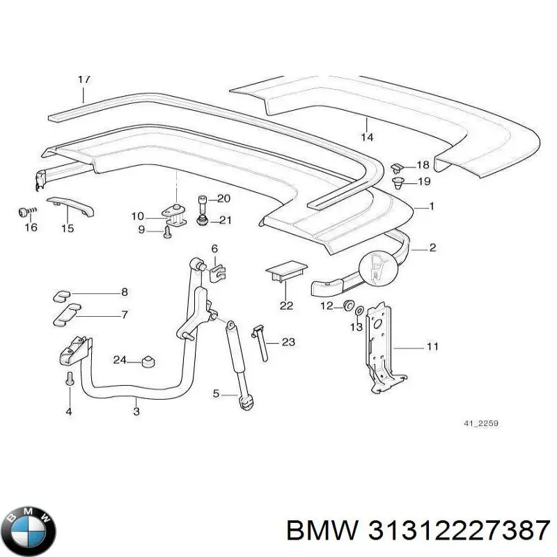 Compre 31312227387 BMW 