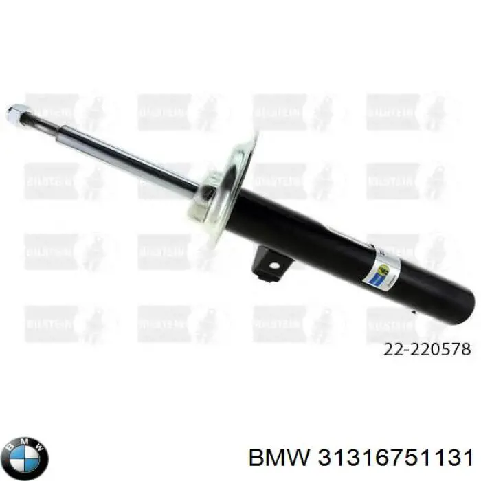 Compre 31316751131 BMW Amortecedor dianteiro esquerdo