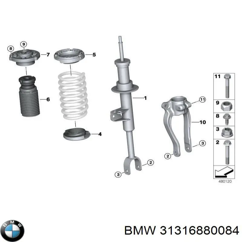 Amortecedor dianteiro direito Sachs 318087 preço, a partir de 138,91 USD